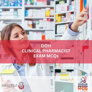 DOH Clinical Pharmacist Exam MCQs