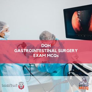 DOH Gastrointestinal Surgery Exam MCQs