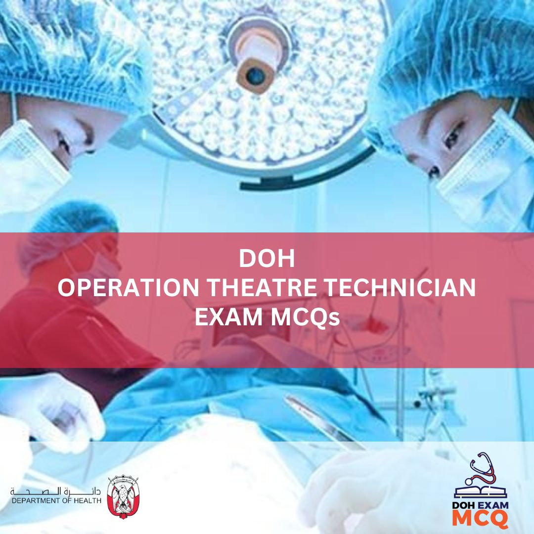 Operation Theatre Technology Doh Mcqs Dohmcq