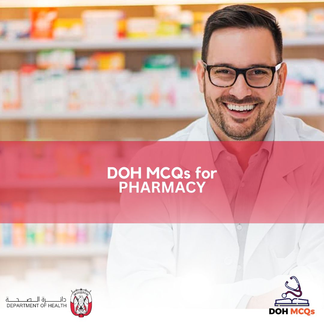 DOH MCQs for PHARMACY