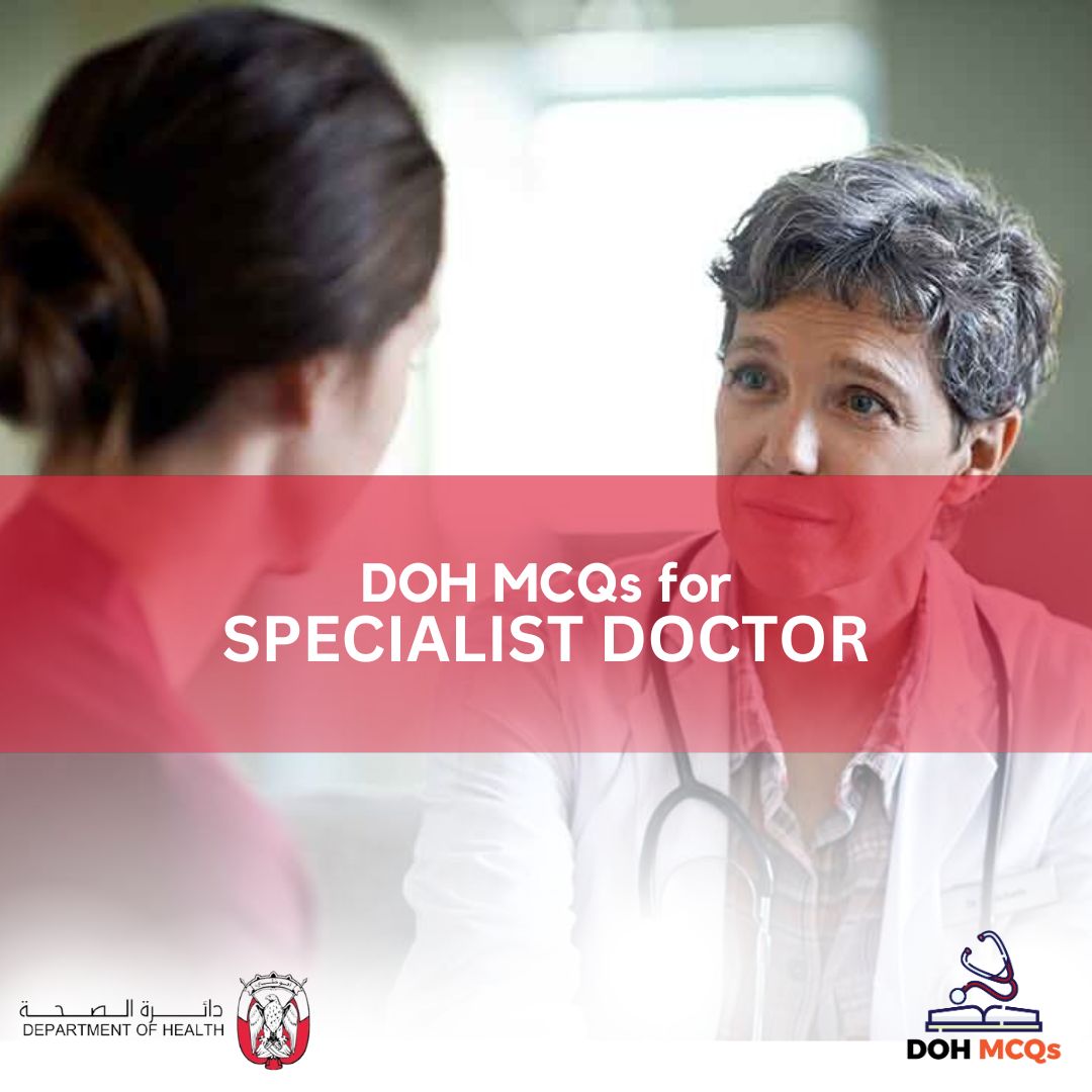 DOH MCQs for SPECIALIST DOCTOR