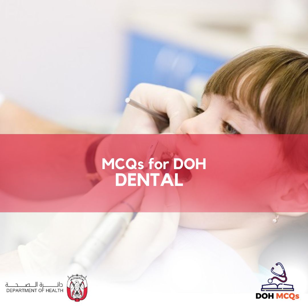 MCQs for DOH DENTAL