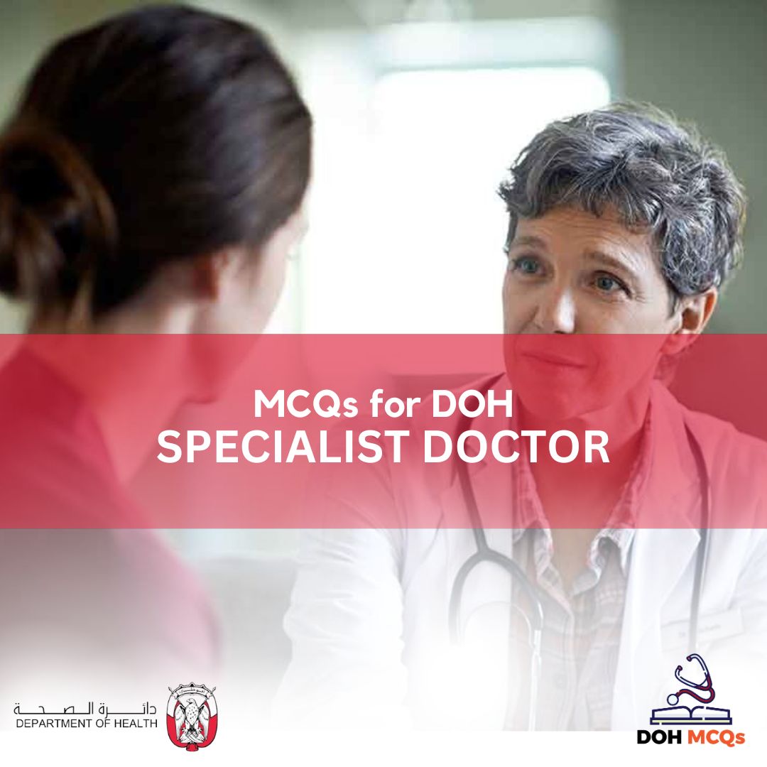 MCQs for DOH SPECIALIST DOCTOR