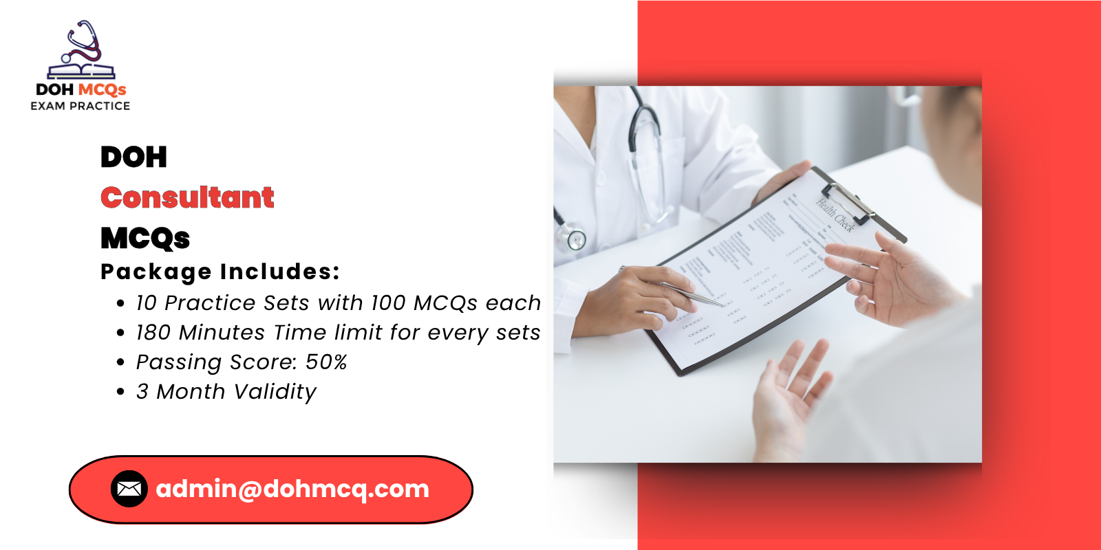 DOH Consultant MCQs