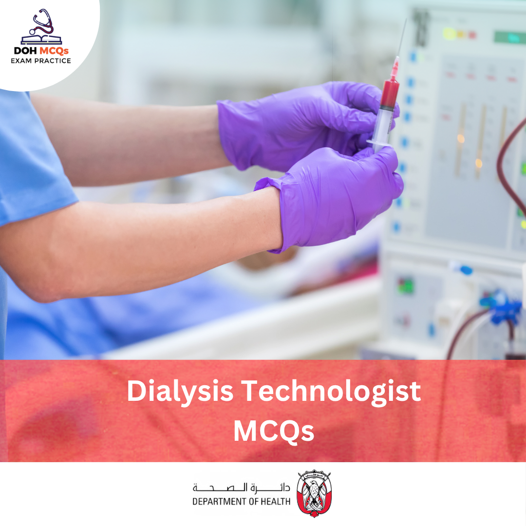 DOH Dialysis Technologist Exam MCQs