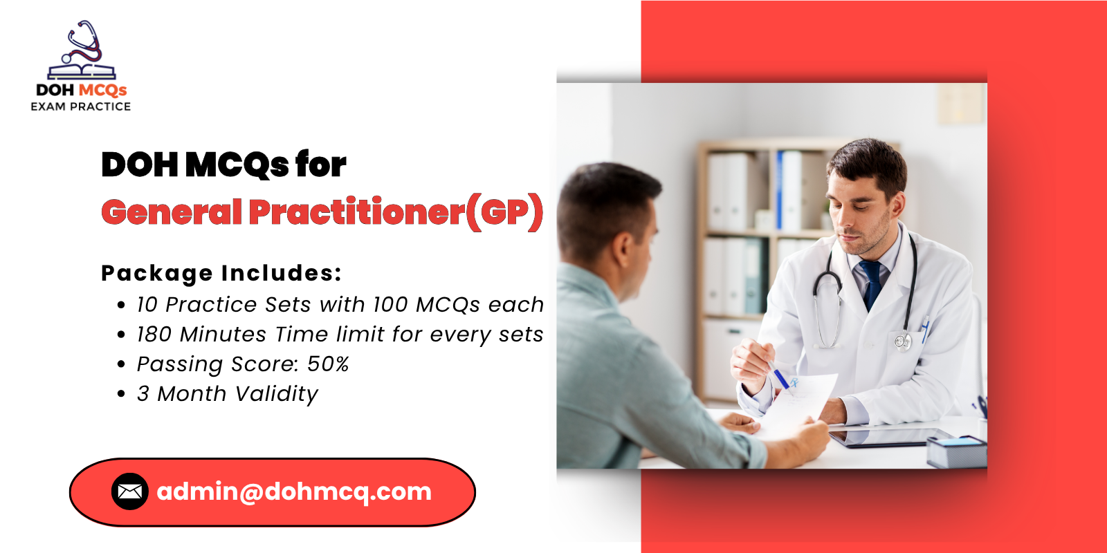 DOH MCQs for general practitioner gp