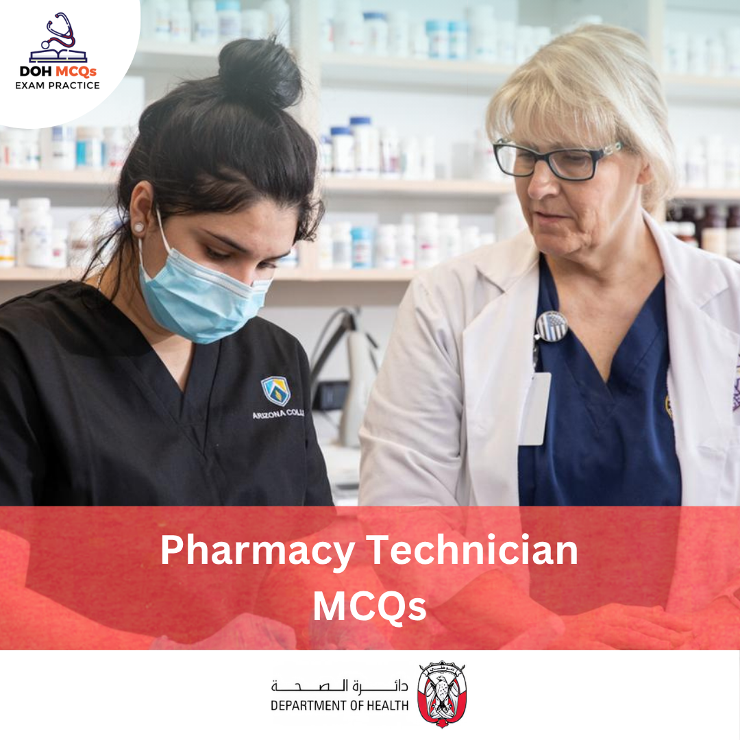 DOH Pharmacy Technician Exam MCQs