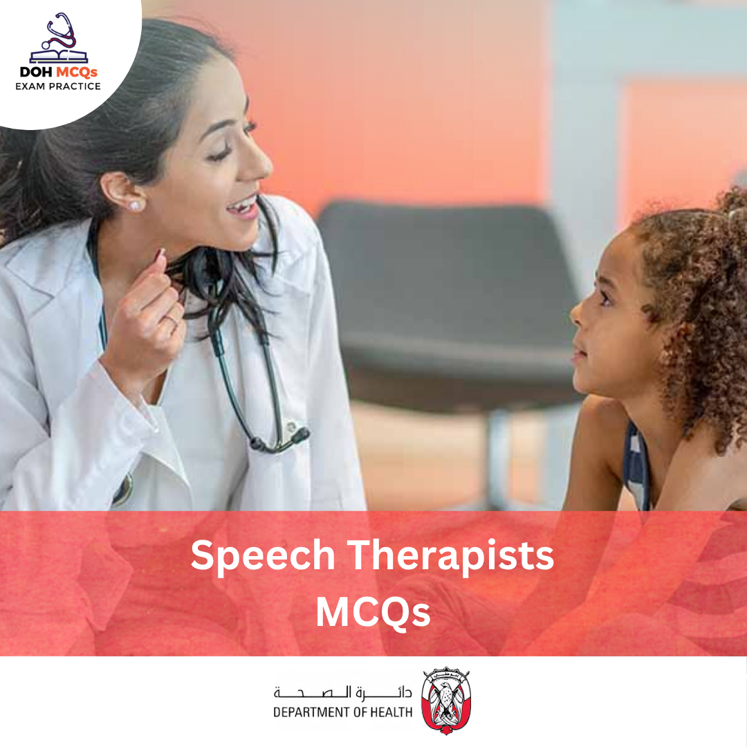 DOH Speech Therapist Exam MCQs