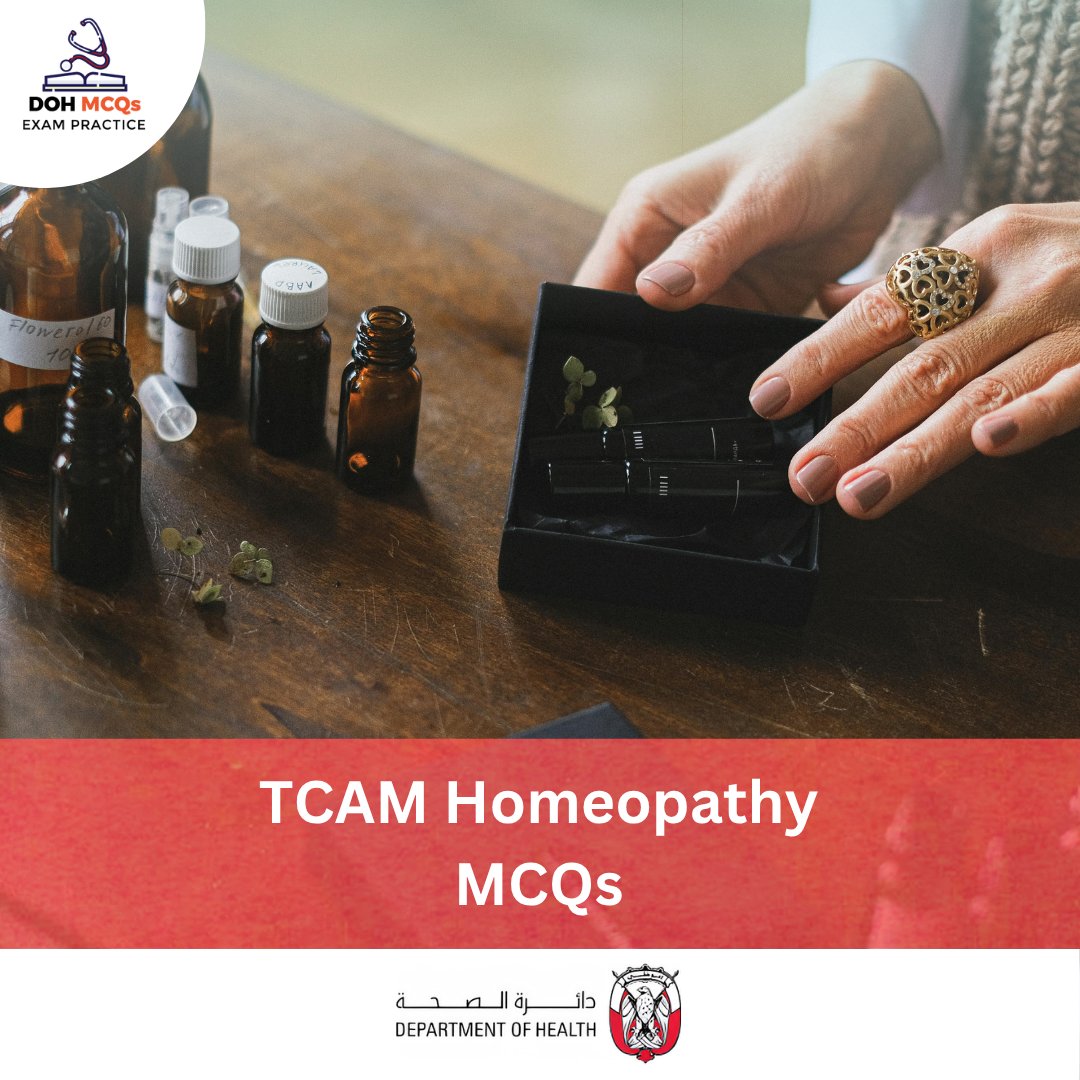 DOH TCAM Homeopathy Exam MCQs