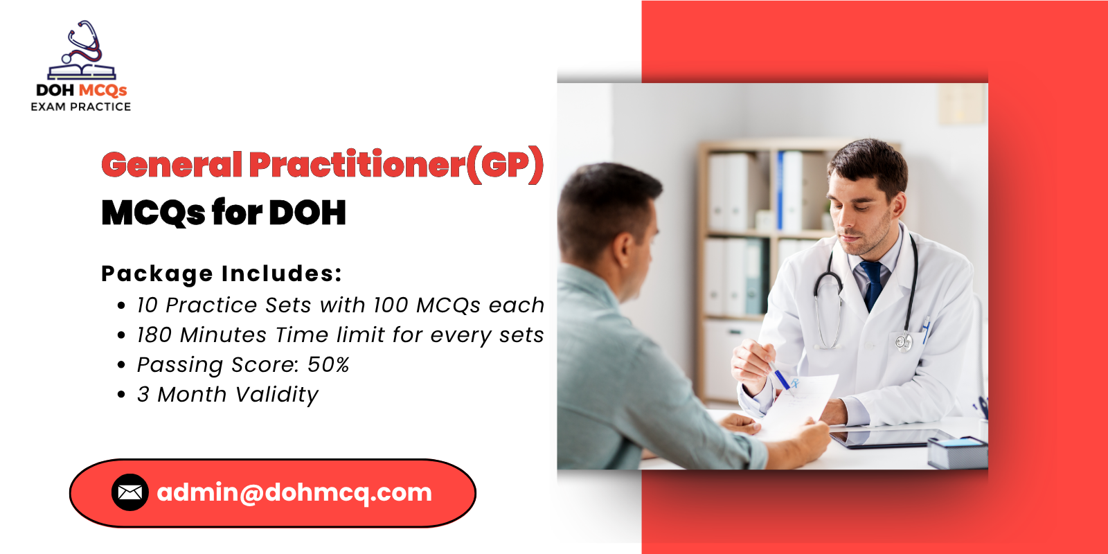 general practitioner gp MCQs for DOH