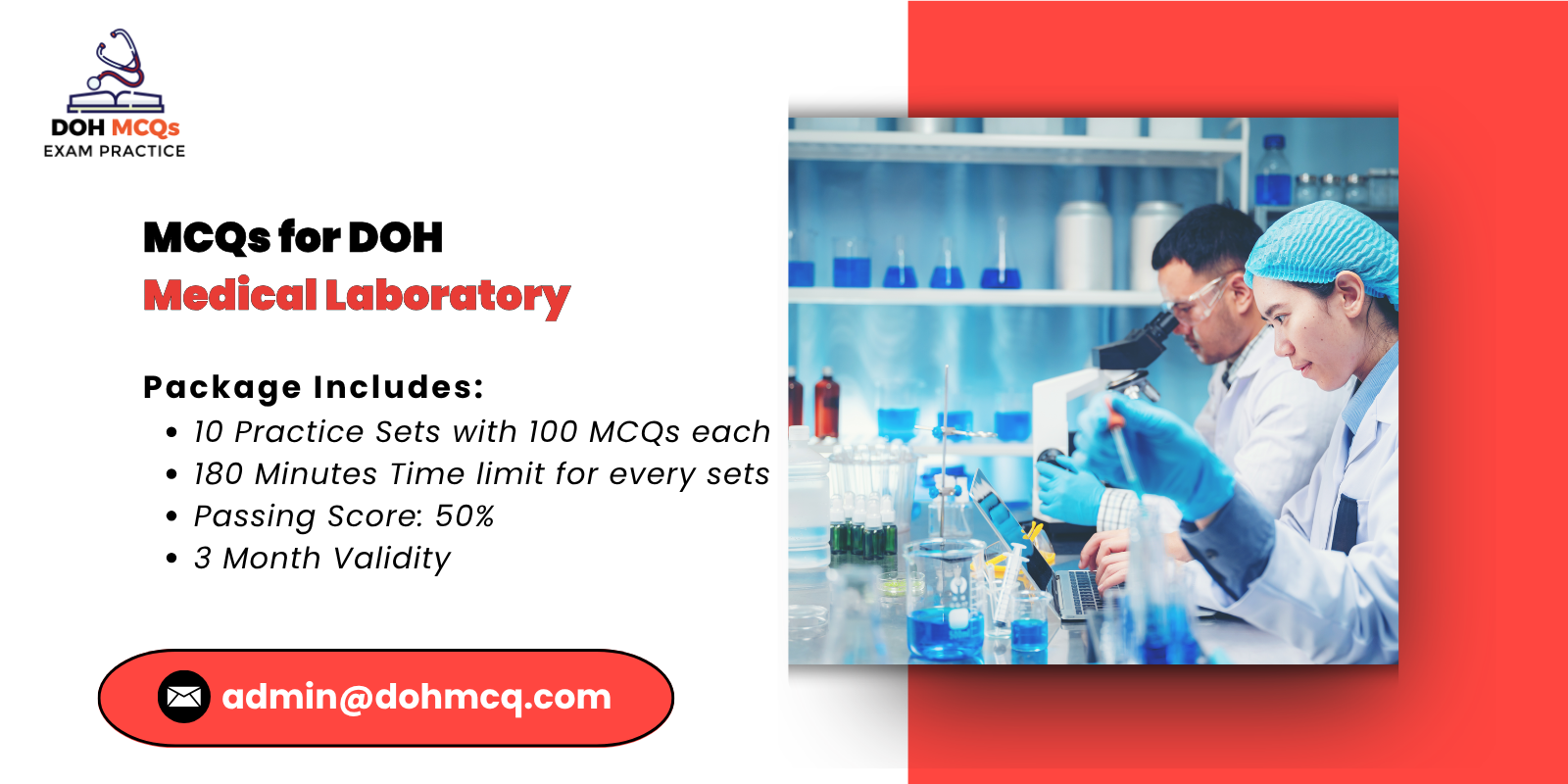 MCQs for DOH Medical Laboratory