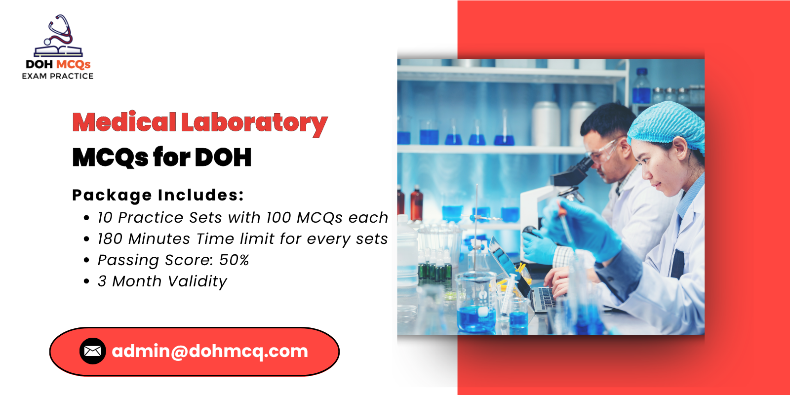 medical laboratory MCQs for DOH