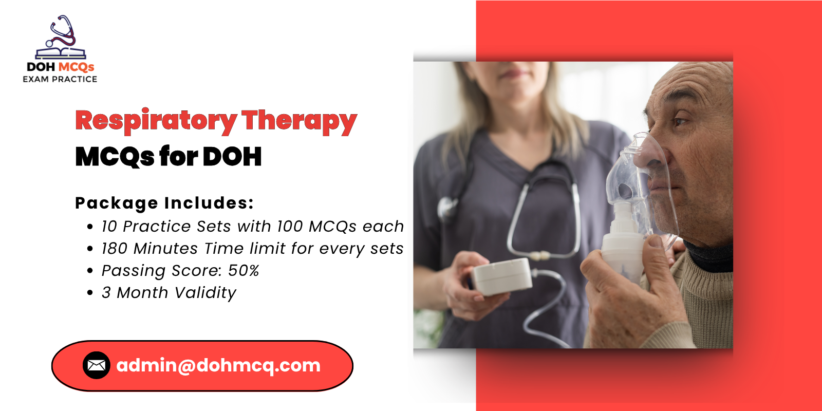 respiratory therapy MCQs for DOH