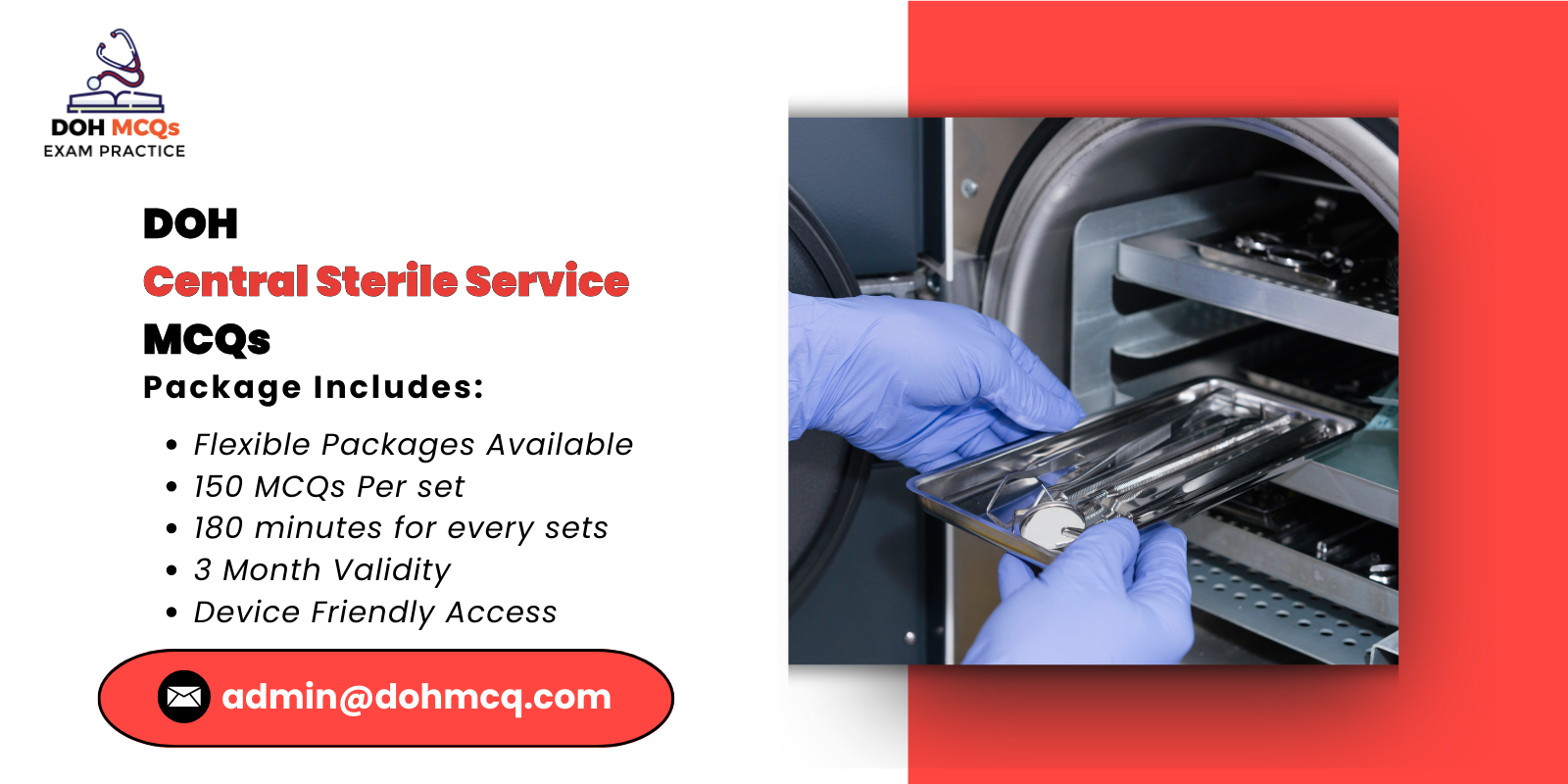 DOH Central Sterile Service MCQs