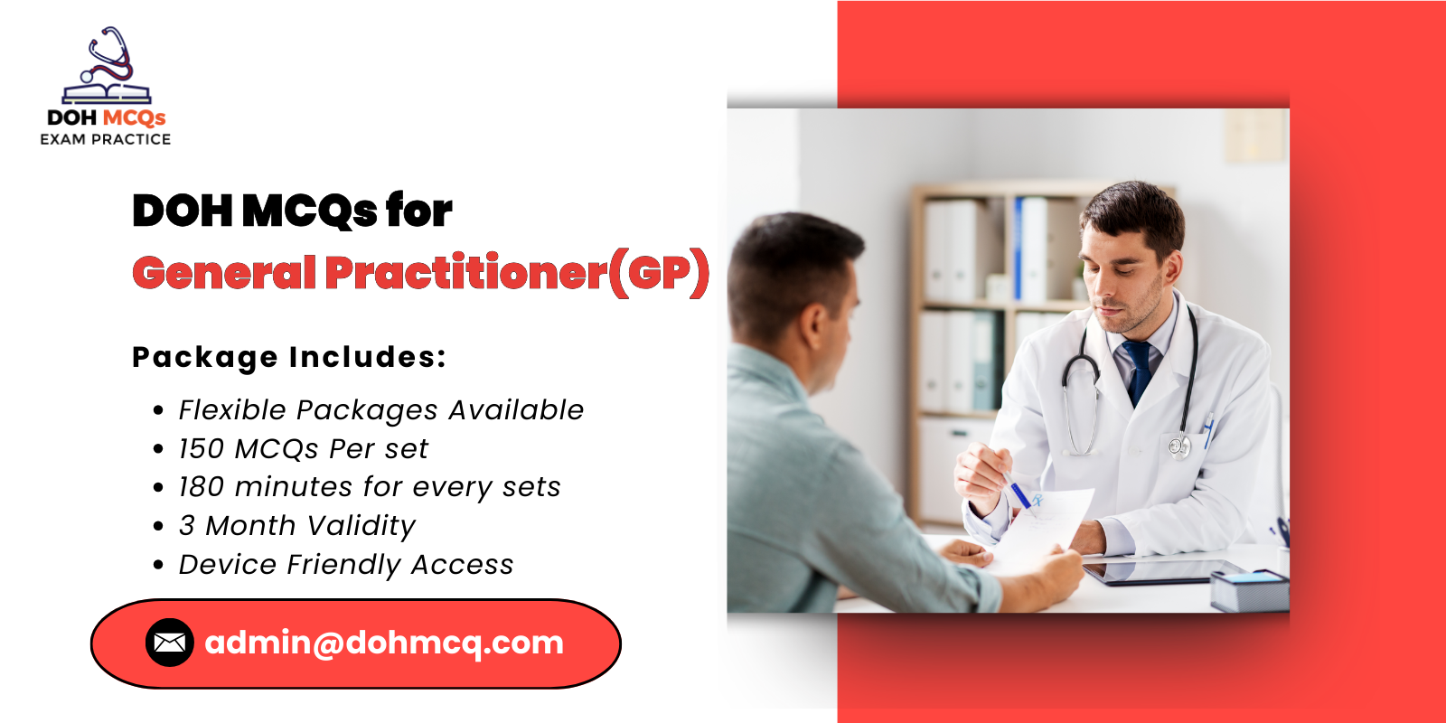 DOH MCQs for General Practitioner(GP)