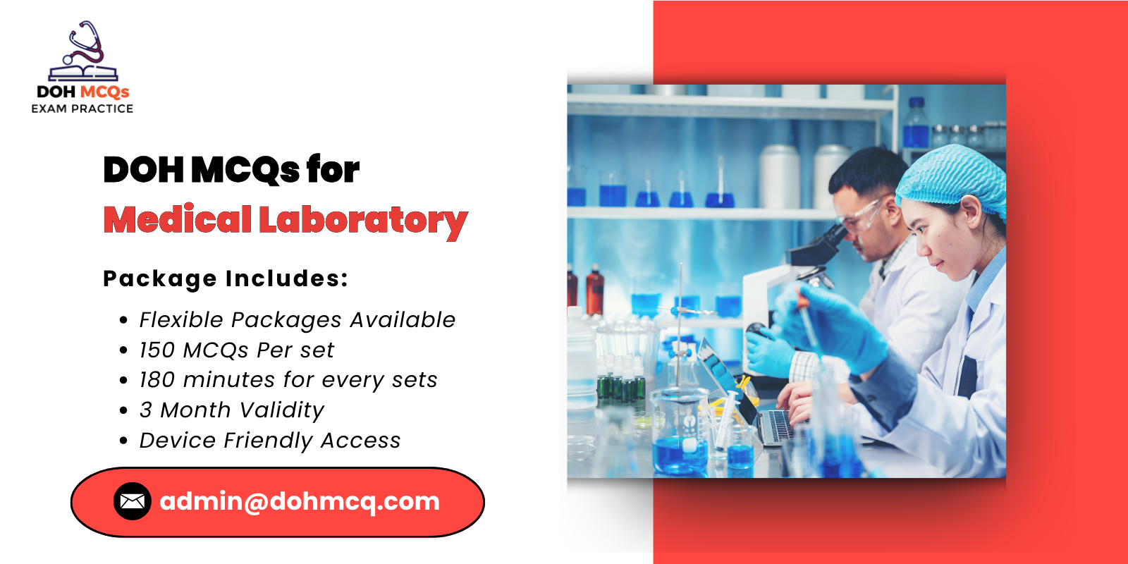 DOH MCQs for Medical Laboratory