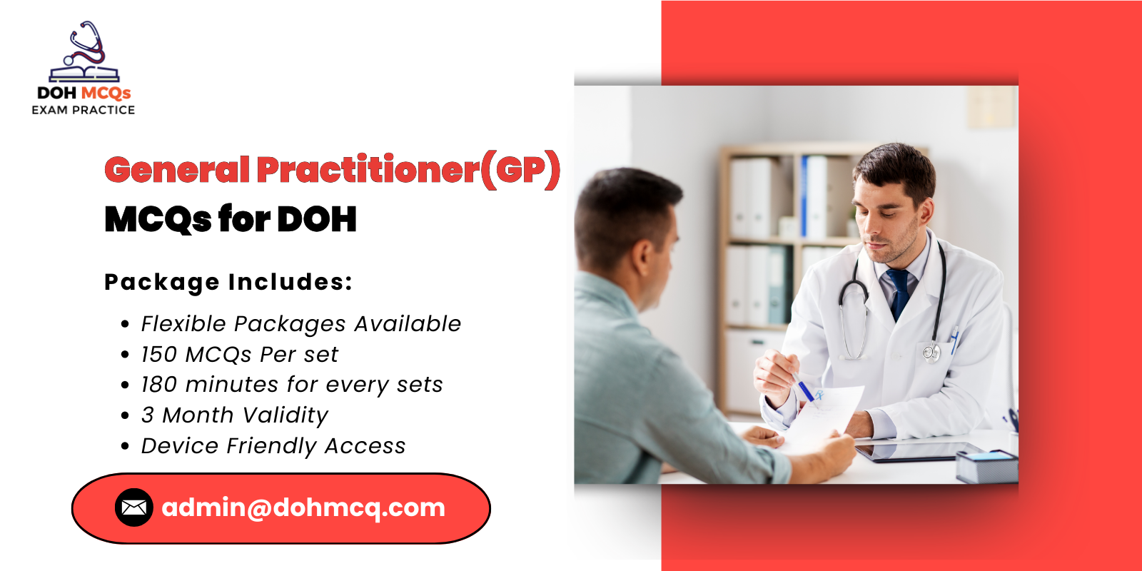 General Practitioner(GP) MCQs for DOH