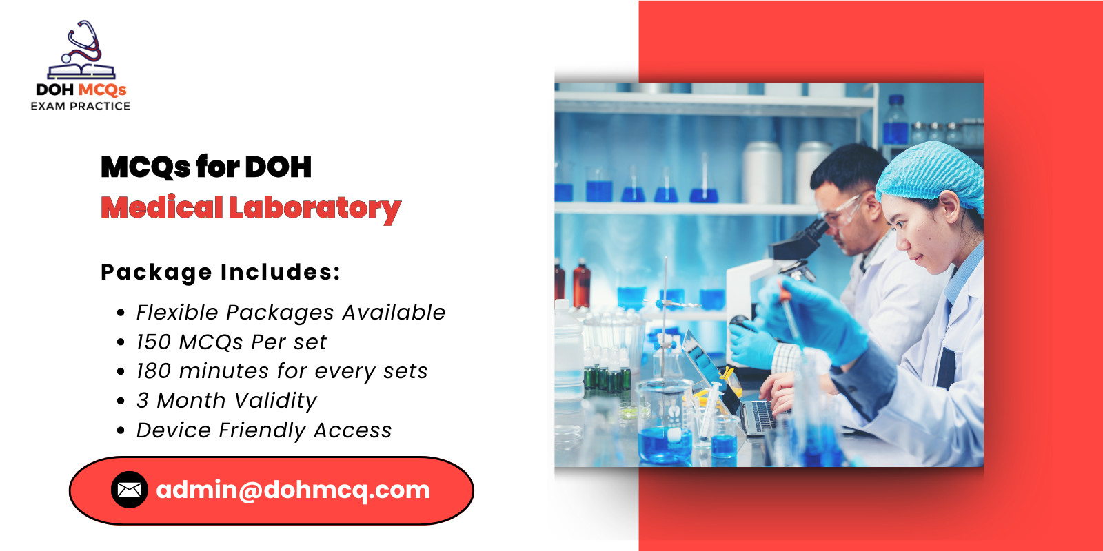 MCQs for DOH Medical Laboratory