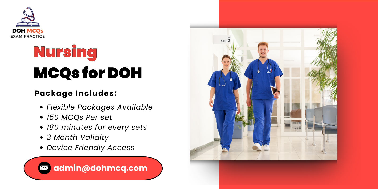 Nursing MCQs for DOH